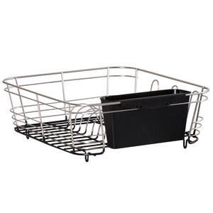 Stainless Steel 2-Piece Dish Rack Drainer