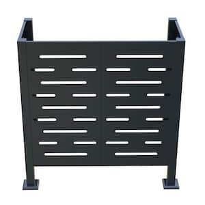 Hot Seller Outdoor Metal Garden Fence for Perfect to Conceal Air Conditioning Units, 3- Fence Panels