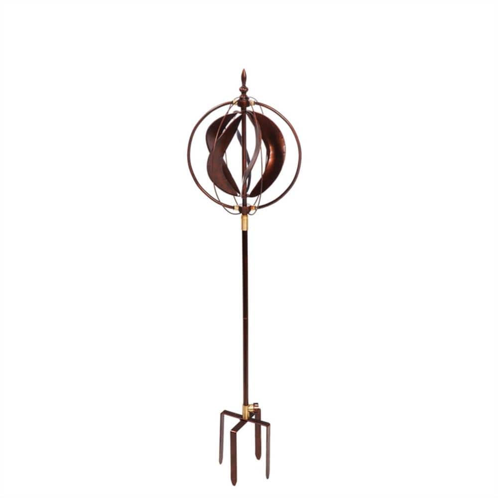 Evergreen Garden Copper Sphere 48 in. Hydro Wind Spinner