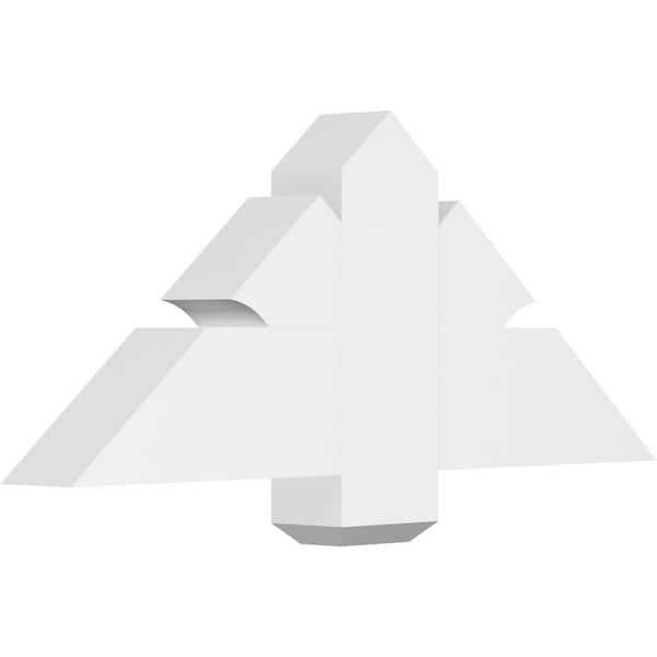 Ekena Millwork Redmond 36 in. W x 15 in. H x 4 in. D Signature Polyurethane Bracket