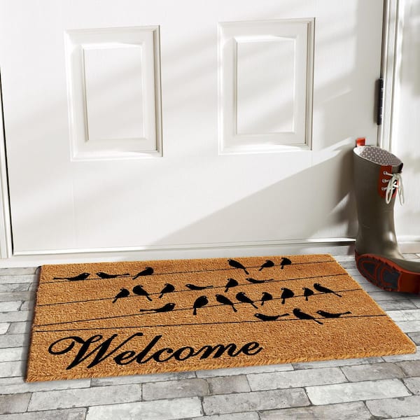 Calloway Mills Black Bird Welcome Doormat 24 x 36 102542436