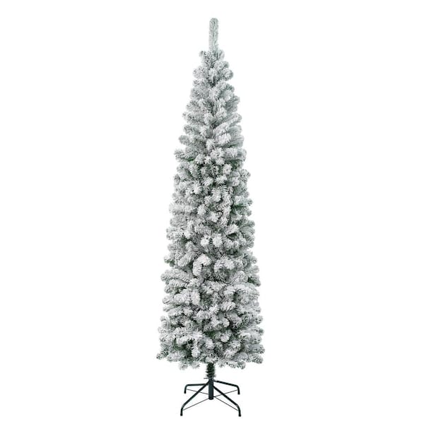 National Tree Company 7.5 ft. First Traditions Unlit Acacia Pencil Slim ...