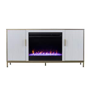 Daltaire Black Color Changing Electric Fireplace