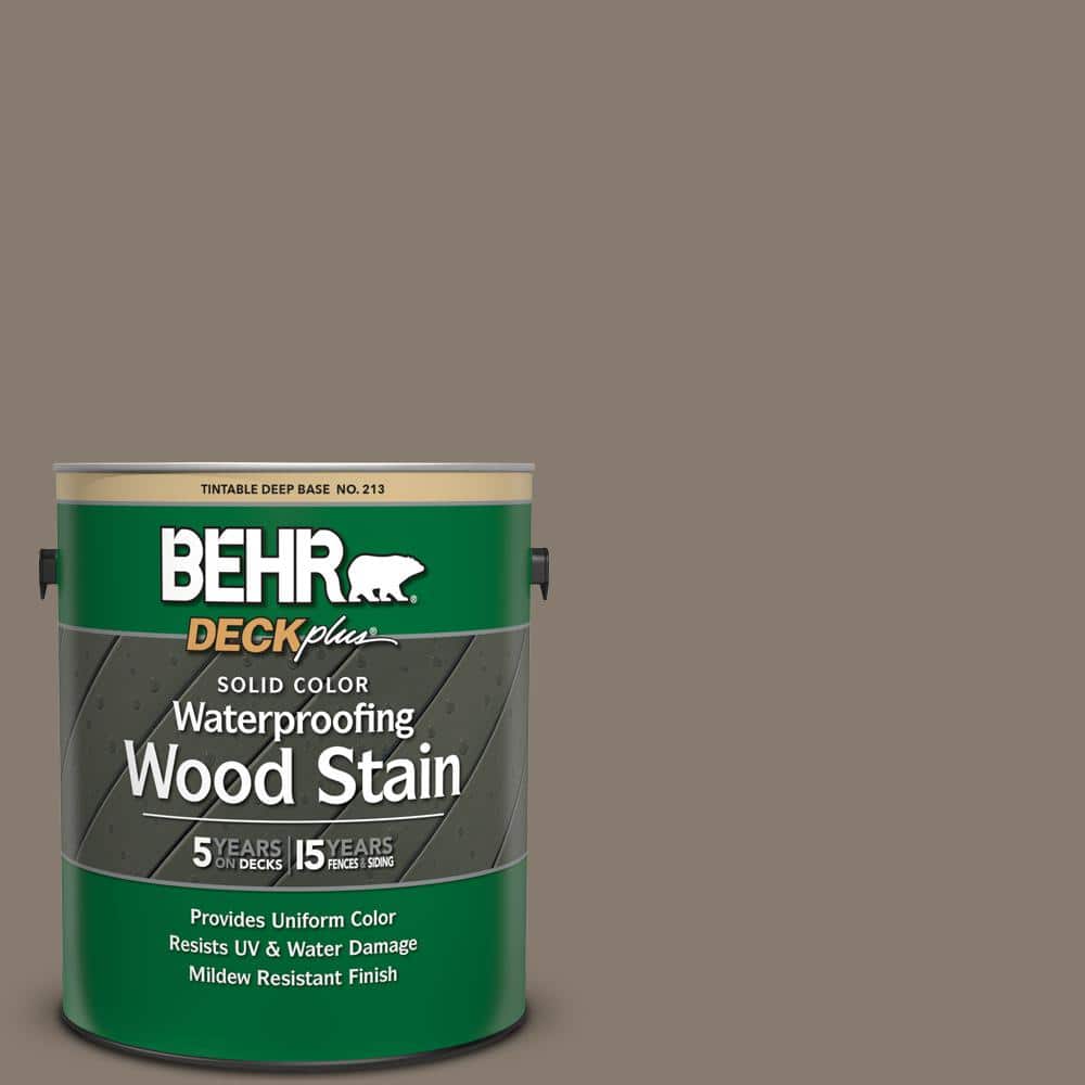 1 gal. #SC-159 Boot Hill Grey Solid Color Waterproofing Exterior Wood Stain
