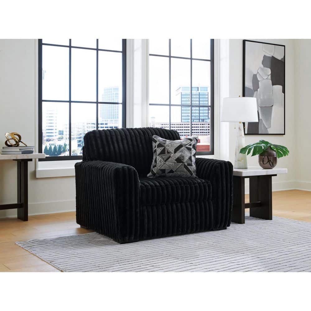 Midnight-Madness Black Polyester Chair and a Half with Removable Cushions price history on PriceWatchPro