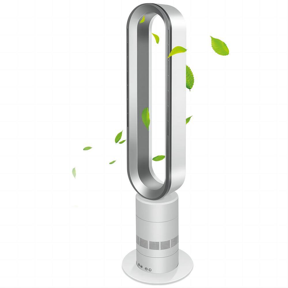 39 in. Bladeless Fan Tower Fan With 10 Speeds Settings, 10h Timing Closure,