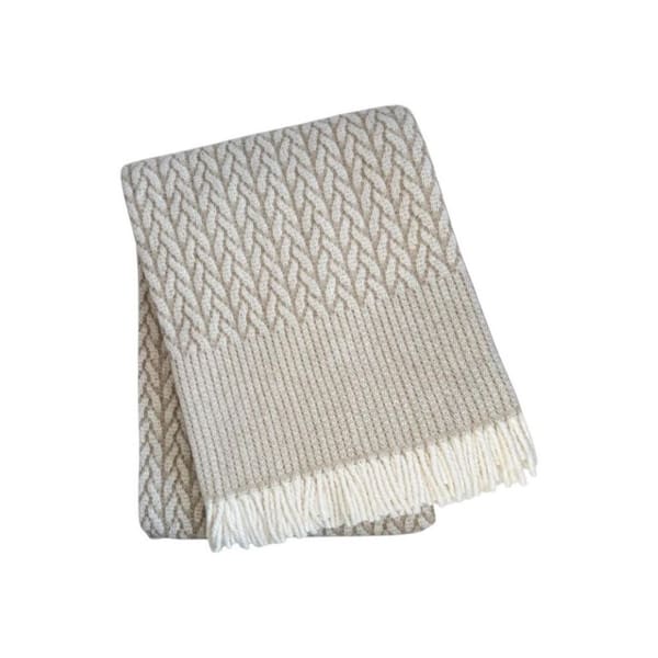 Cinnamon No Pattern and Not Solid Color Microfiber, Cotton Throw Blanket