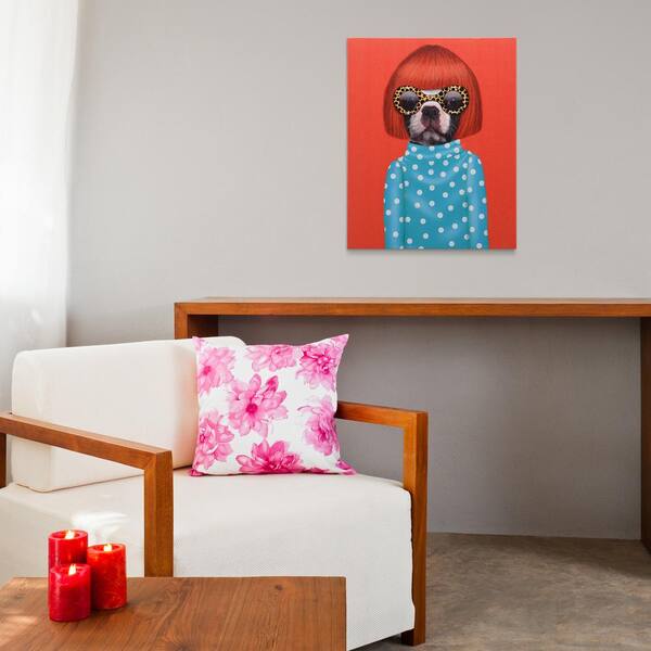 Pets Rock 20 in. x 16 in. GG Graphic Art on Wrapped Canvas Wall