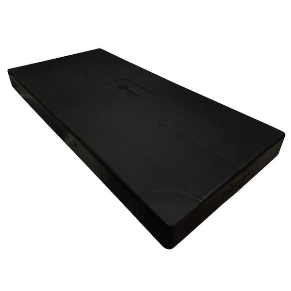 Cambridge 18 in. x 38 in. x 3 in. Polypropylene Condenser Mounting Pad for Mini Split Outdoor Units Black