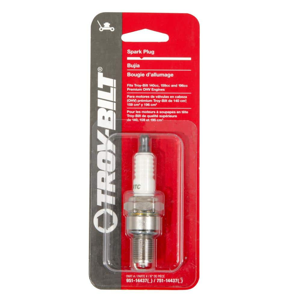 Troy Bilt Original Equipment 13 16 in. Spark Plug for Walk Behind Mowers with Premium OHV Engines OE 951 10630 751 10630 490 250 Y014 The Home