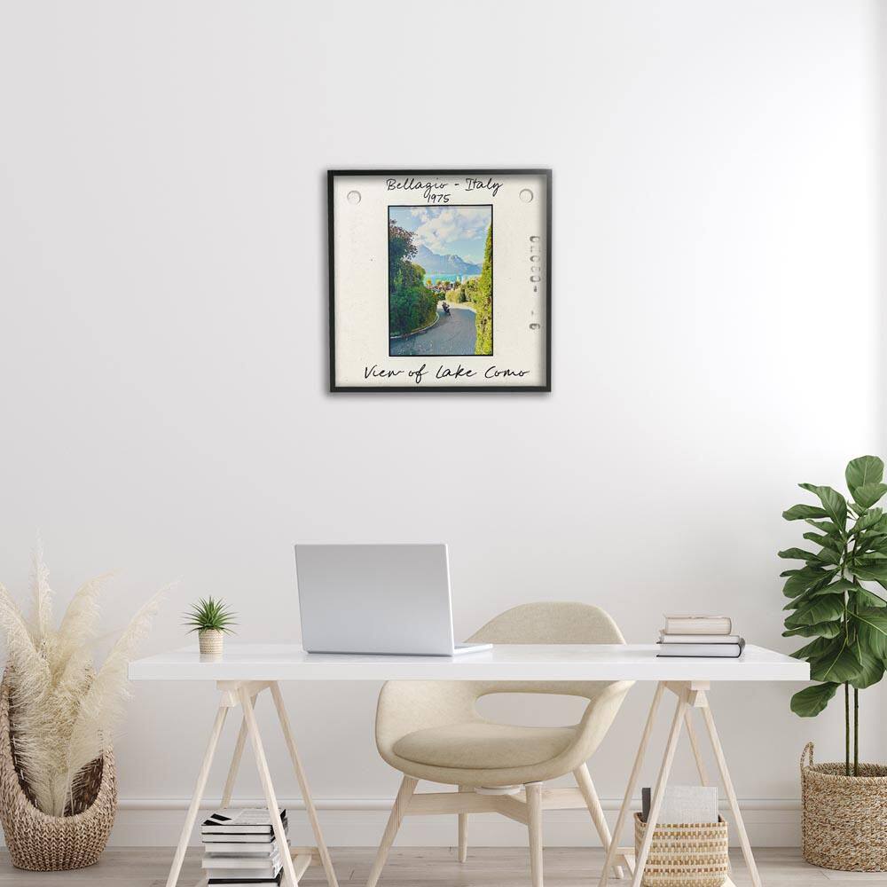 Italy Travel Vintage Photo by Val Rhodes Black Framed Nature Giclee Art Print 24 in. x 24 in. price history on PriceWatchPro