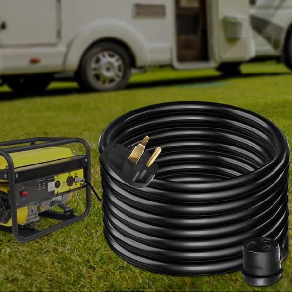 50 ft. Heavy-Duty Outdoor 30 Amp 250-Volt Power Extension Generator Extension Cord for Welding Machines ETL Approved