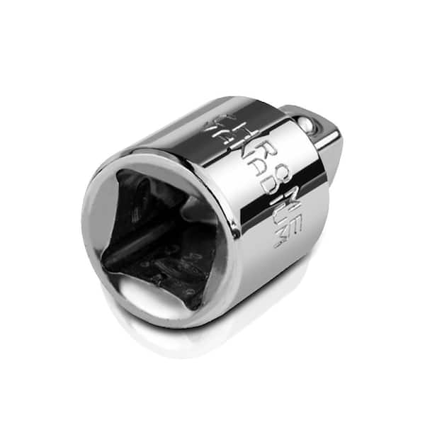 Stark 1 4 In Female X 3 8 In Male Chrome Socket Adapter And Reducer Crv Vanadium Steel The Home Depot