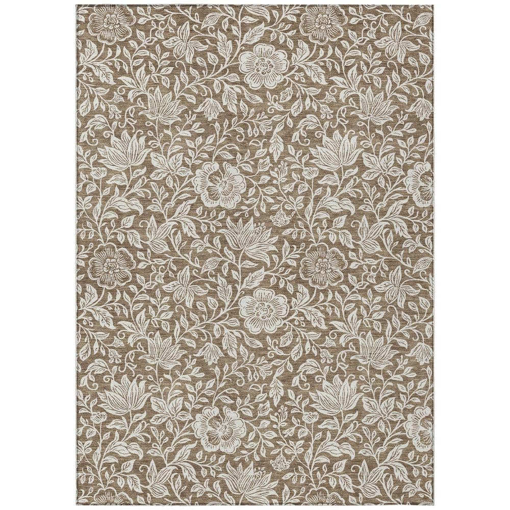 Chantille Machine Washable Indoor/Outdoor Abstract ACN2572 Mocha 9 ft. x 12 ft. Area Rug price history on PriceWatchPro