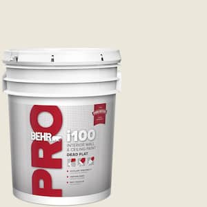 5 gal. #BXC-32 Picket Fence White Dead Flat Interior Paint