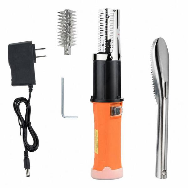 Cordless Electric Fish Scaler Tools Set with 2 Cutter Heads, Electric Fish Scaler Remover, Fish Descaler Tool
