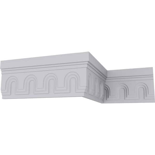 Ekena Millwork SAMPLE - 1 in. x 12 in. x 4 in. Polyurethane Heaton Frieze Panel Moulding