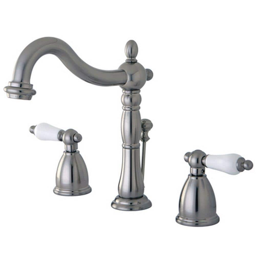 Kingston Brass Victorian 8 in. Widespread 2-Handle Bathroom Faucet in ...