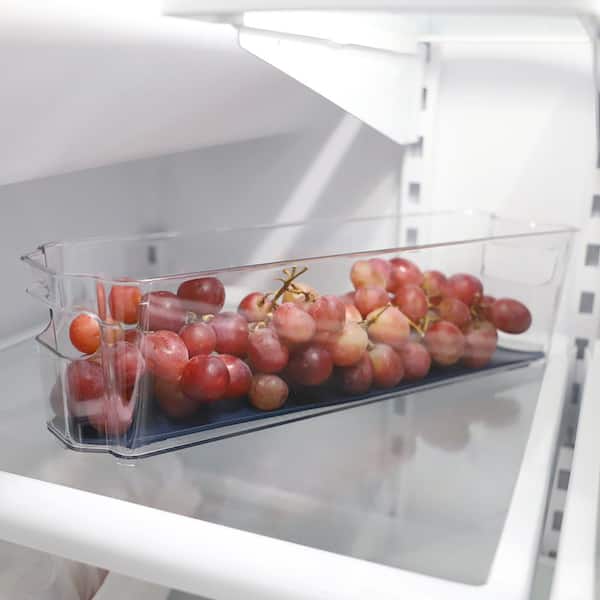 1pc Portable Soft Refrigerator Storage Box Fridge Organizer Fresh
