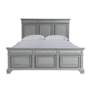 Trent Grey King Panel Bed