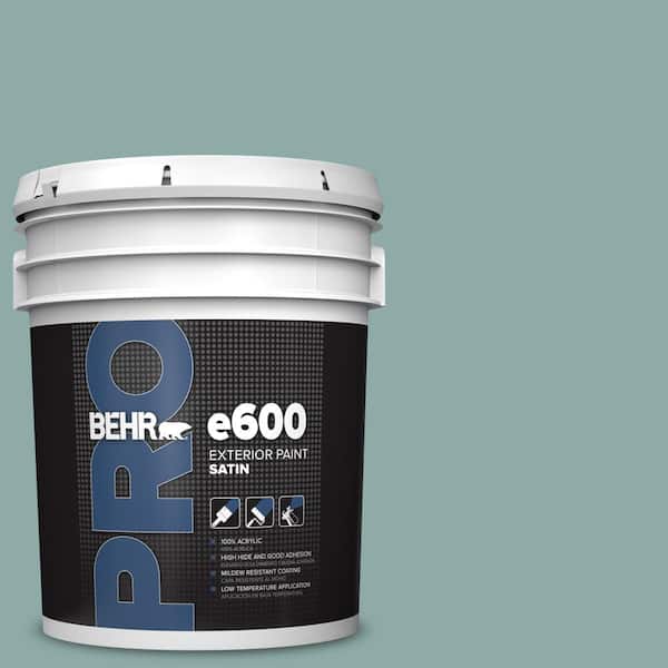 BEHR PRO 5 gal. #HDC-CL-25 Oceanus Satin Exterior Paint