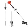 ECHO 21.2 cc Gas 2-Stroke PAS Straight Shaft Trimmer, Edger and Power Pole Saw Attachment Combo Kit (3-Tool) V-AAFJAD