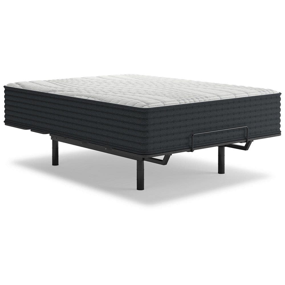 King Size Gray and Black Innerspring Adjustable Mattress