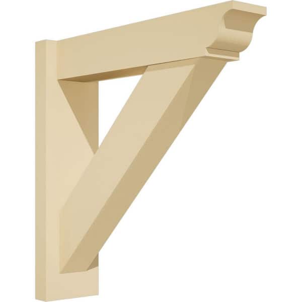 Traditional 5 in. W x 20 in. H x 20 in. D Signature Urethane Polyurethane Outlooker with Traditional Ends