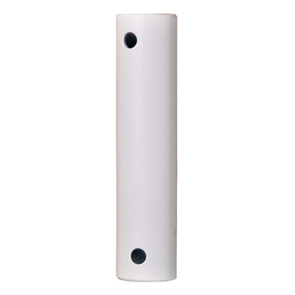 48 in. Matte White Stainless Steel Extension Downrod
