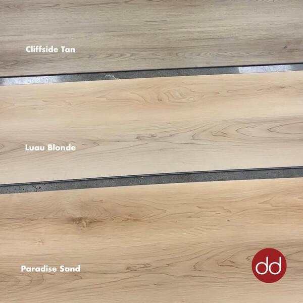 DuraDecor Modern Maven Paradise Sand 20 MIL x 7 in. W x 48 in. L