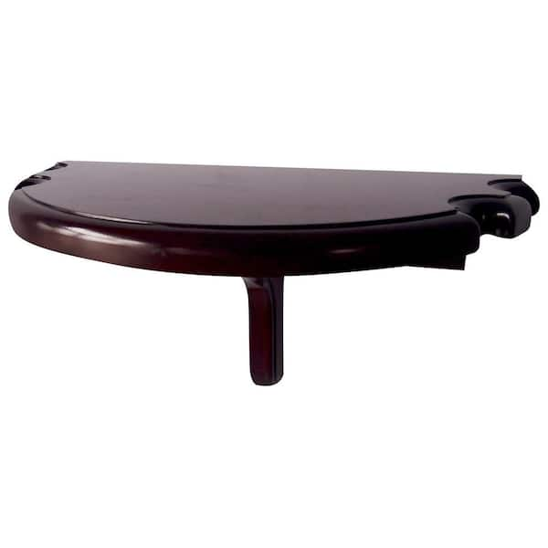 Wall mounted half on sale moon table