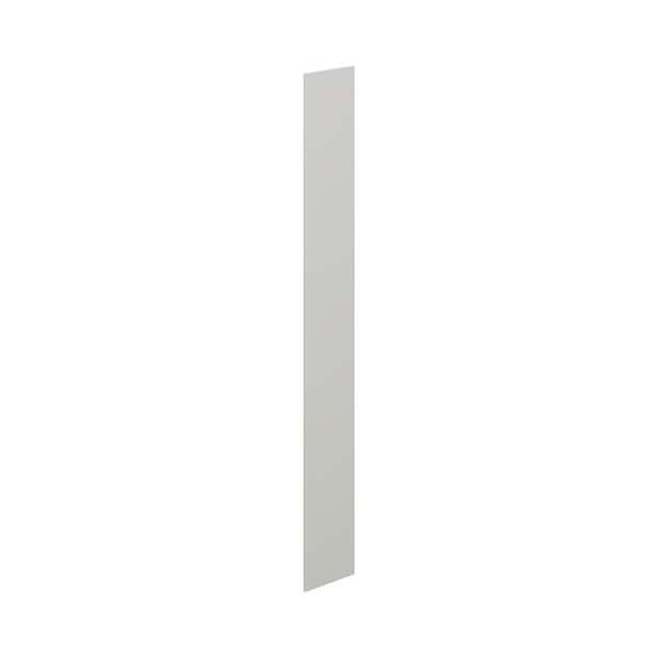 J COLLECTION Milton 14 in. W x 96 in. H Pantry Cabinet End Panel in Light Gray
