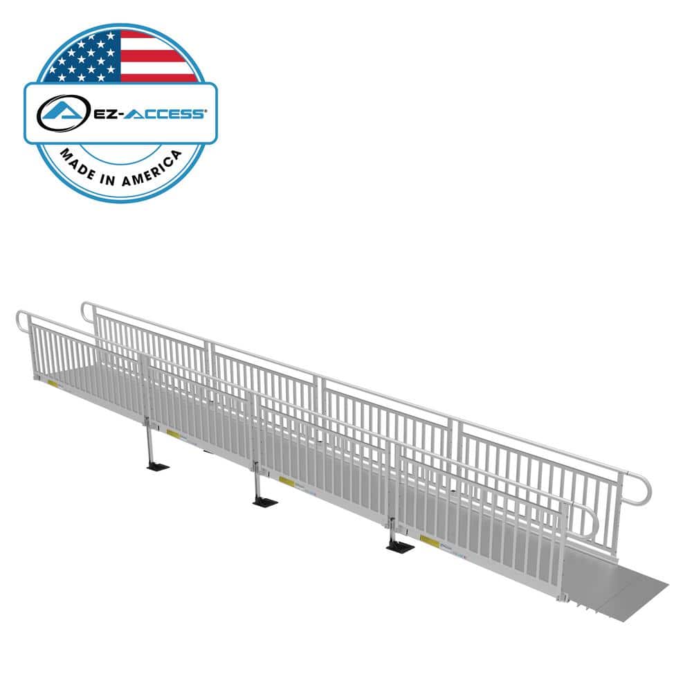 PATHWAY 3G 26 ft. Wheelchair Ramp Kit with Solid Surface Tread and Vertical Picket Handrails price history on PriceWatchPro