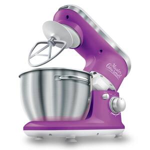 purple food mixer