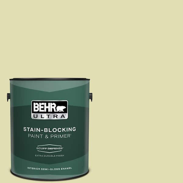 BEHR ULTRA 1 gal. #M340-3A Modern Zen Extra Durable Semi-Gloss Enamel Interior Paint & Primer