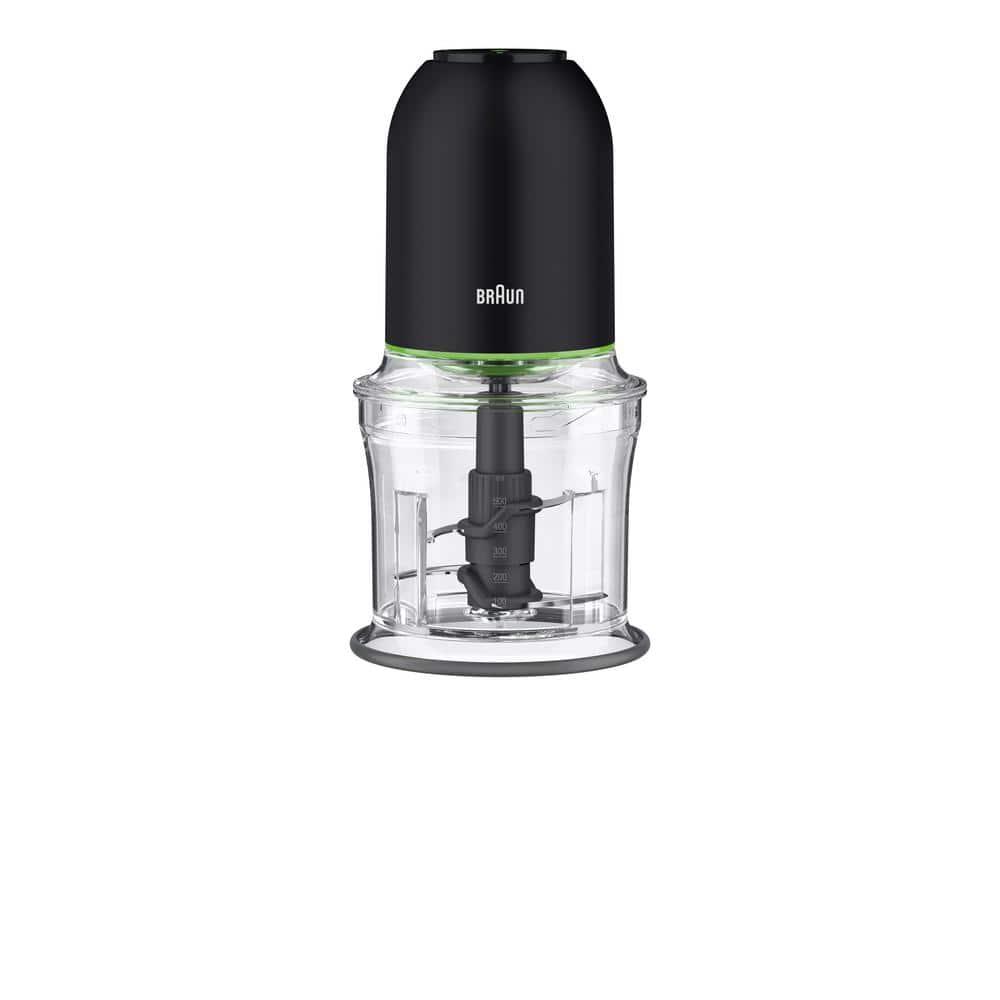 Compact Black and Clear Variable Speed Mini Food Processor