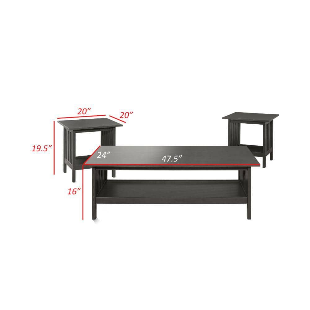 Wiston 3 - Piece Living Room Table Set