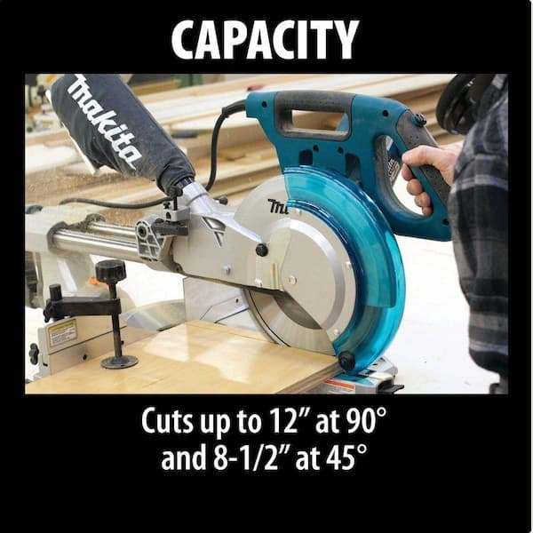 Makita 13 Amp in. Slide Compound Miter Saw - The Depot