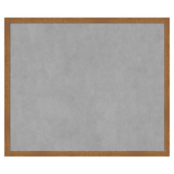 Amanti Art Carlisle Blonde Narrow 25 in. x 21 in. Framed Magnetic Board