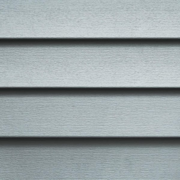 "Dimensions Double 4"" Traditional Lap 0.044"" Vinyl Siding 12'6"" - Woodgrain Slate Blue DI40 N1"