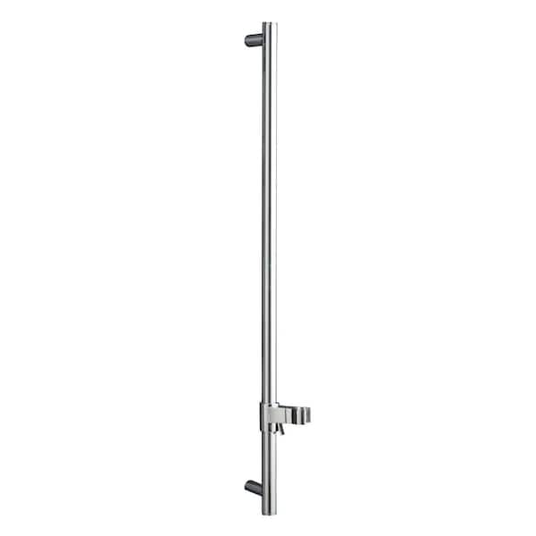 KOHLER 30 in. Brass Slide Bar in Polished Chrome
