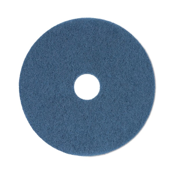 Boardwalk 20 in. Dia Blue Scrubbing Floor Pads (5/Carton)
