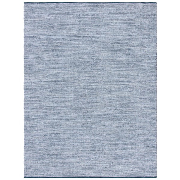 Montauk Navy/Blue 9 ft. x 12 ft. Solid Color Area Rug
