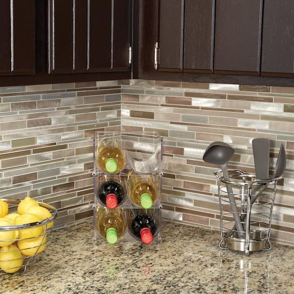 Adrinfly 1-Piece Modern Chrome Metal Fruit Bowl Centerpiece for Kitchen and Dining Areas, 12 in. x 12 in. x 6 in.