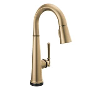 Emmeline Single-Handle Bar Faucet with Touch2O in Lumicoat Champagne Bronze