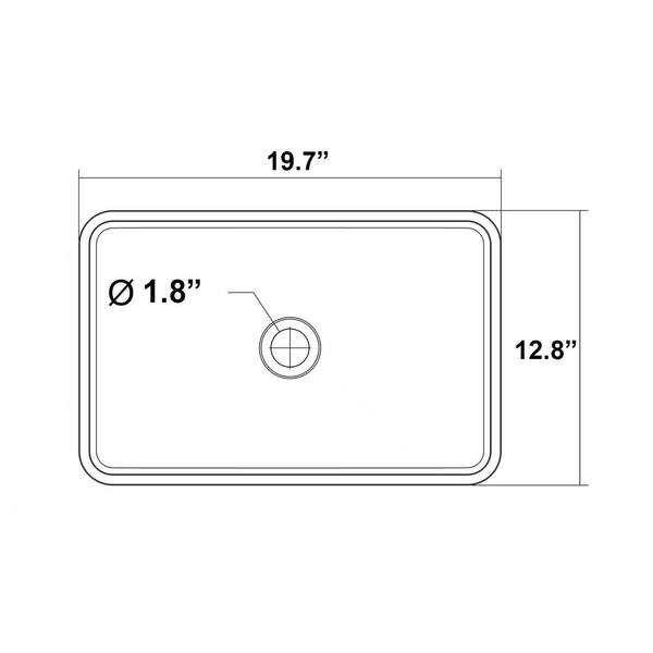 Aoibox 2 Pcs 4.7 in. W x 1.8 in. H x 12.8 in. D Steel Rectangular