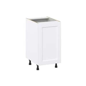 Mancos Glacier White Shaker Assembled Base Kitchen Cabinet with 3-Inner Drawers (18 in. W x 34.5 in. H x 24 in. D)