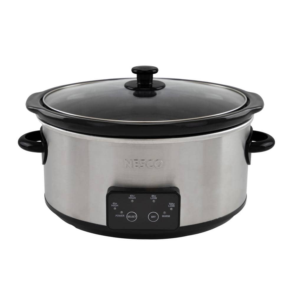 THANKO 低温調理器 Short Slow Cooker Nesco 6 qt. Digital Stainless Steel Slow Cooker DSC625 - The
