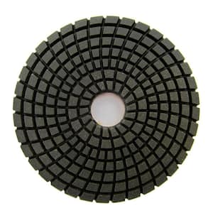 4 in. #100 Grit Wet Diamond Polishing Pad for Stone