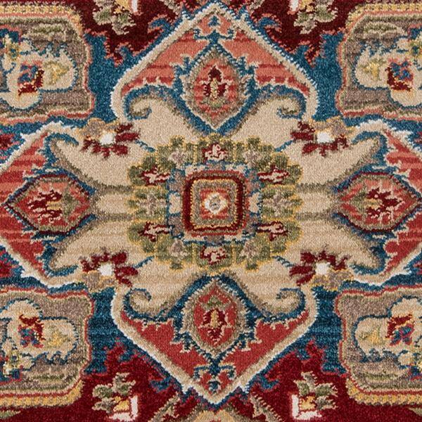 Lenox Blue Flat Woven Wool and Synthetic Area Rug